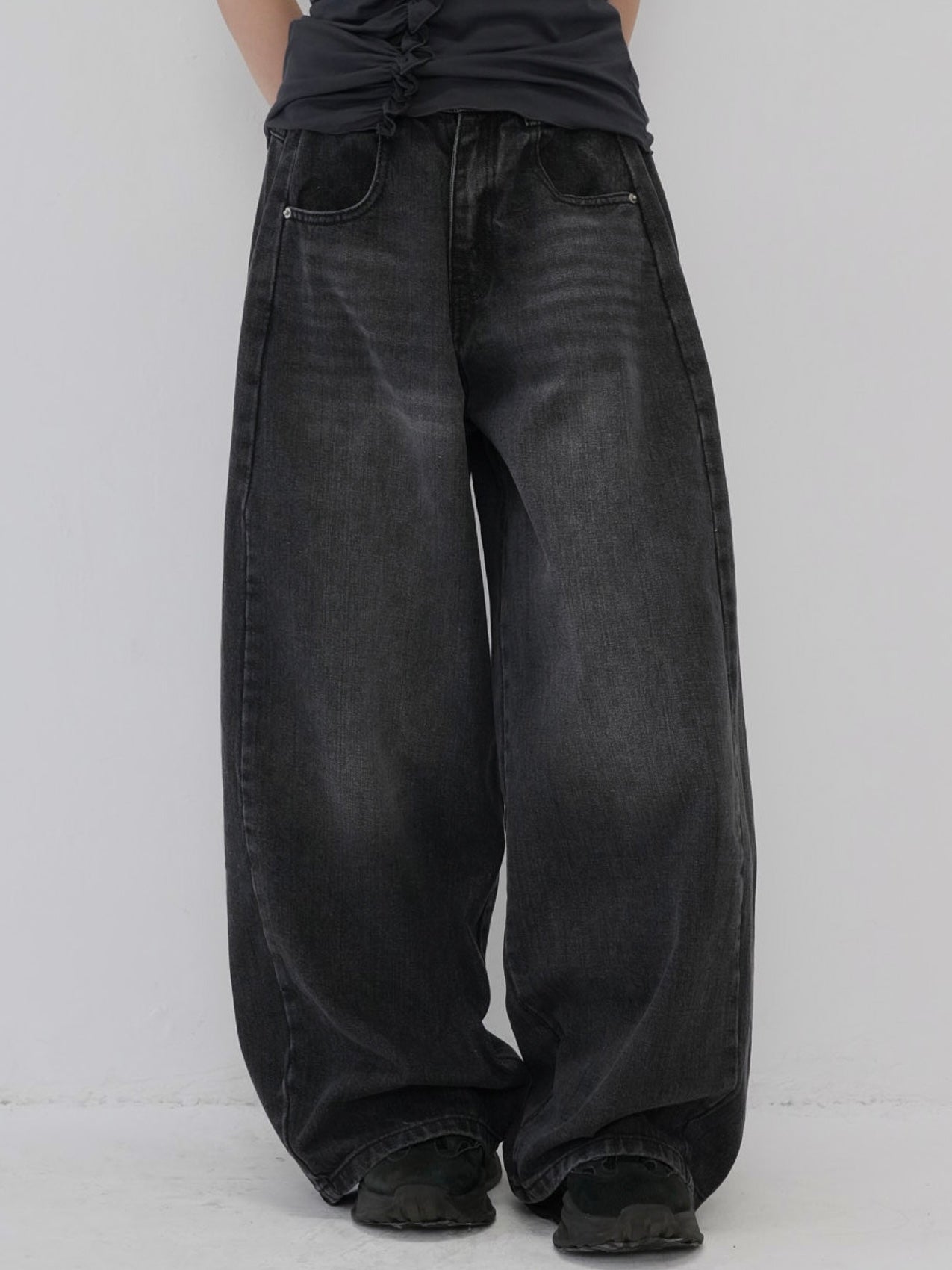 wide cut denim
