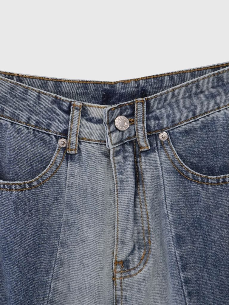 two tone denim