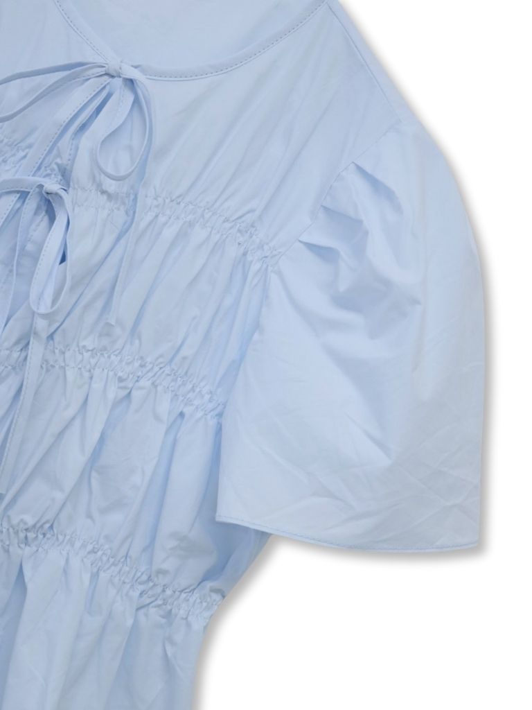 front ribbon blouse