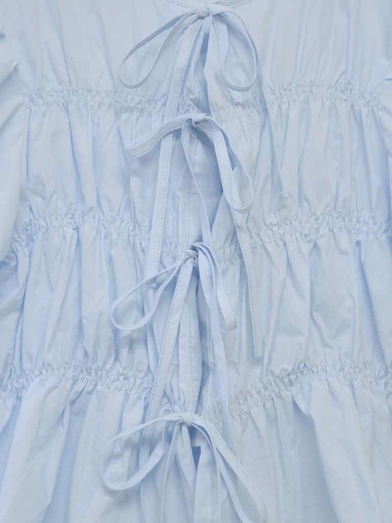 front ribbon blouse