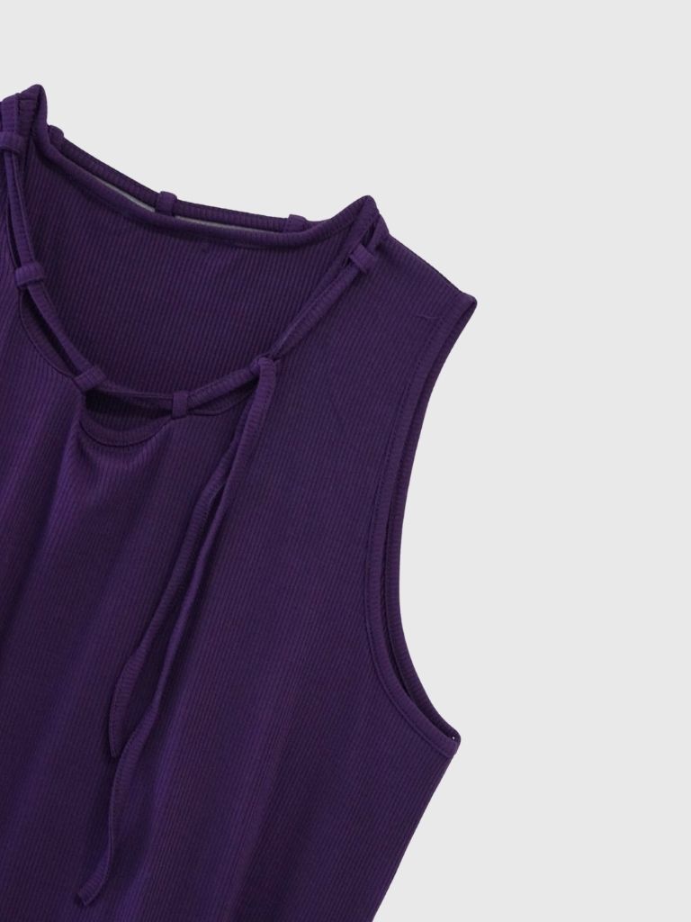cutout design tank top