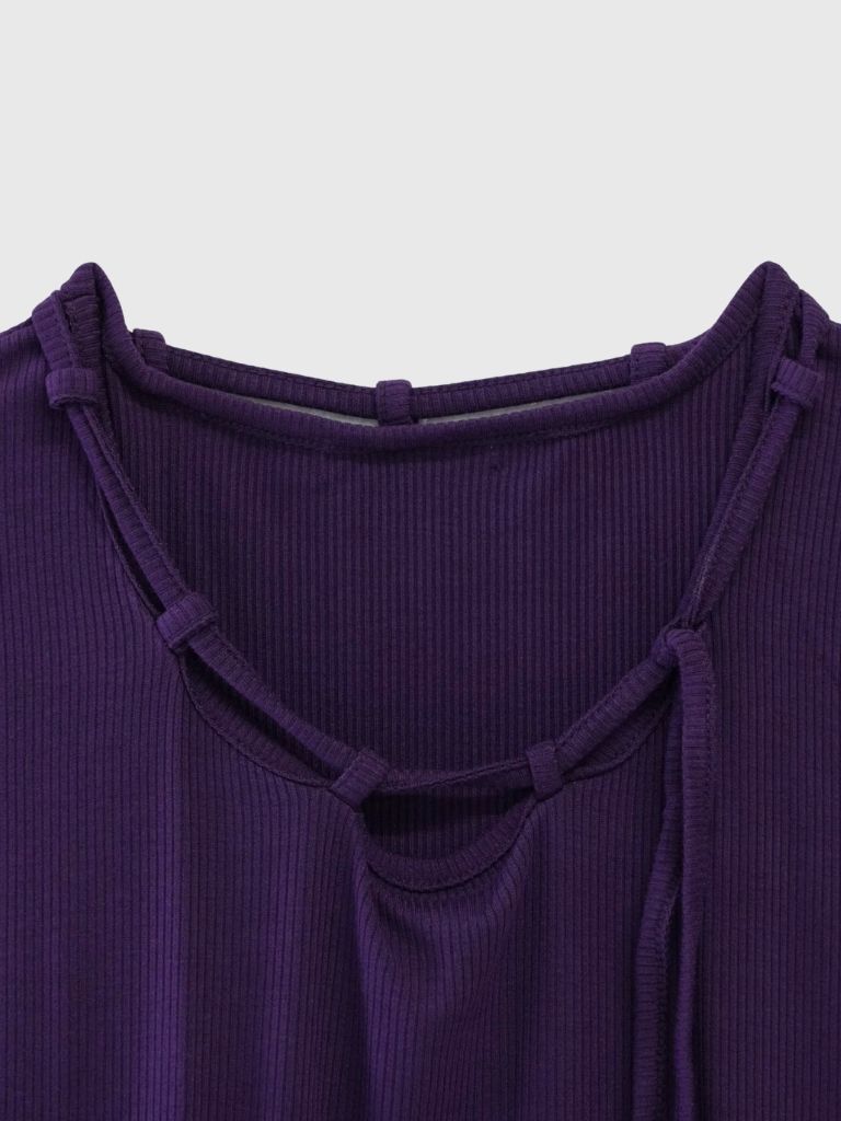 cutout design tank top