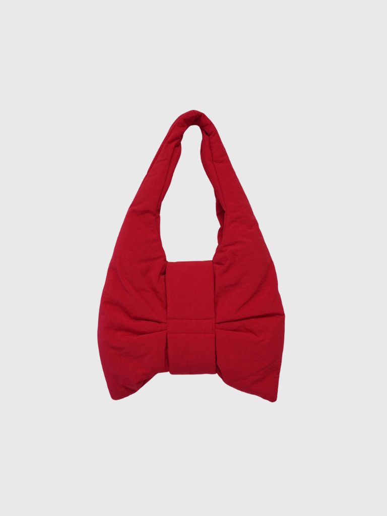 fluffy ribbon mini bag