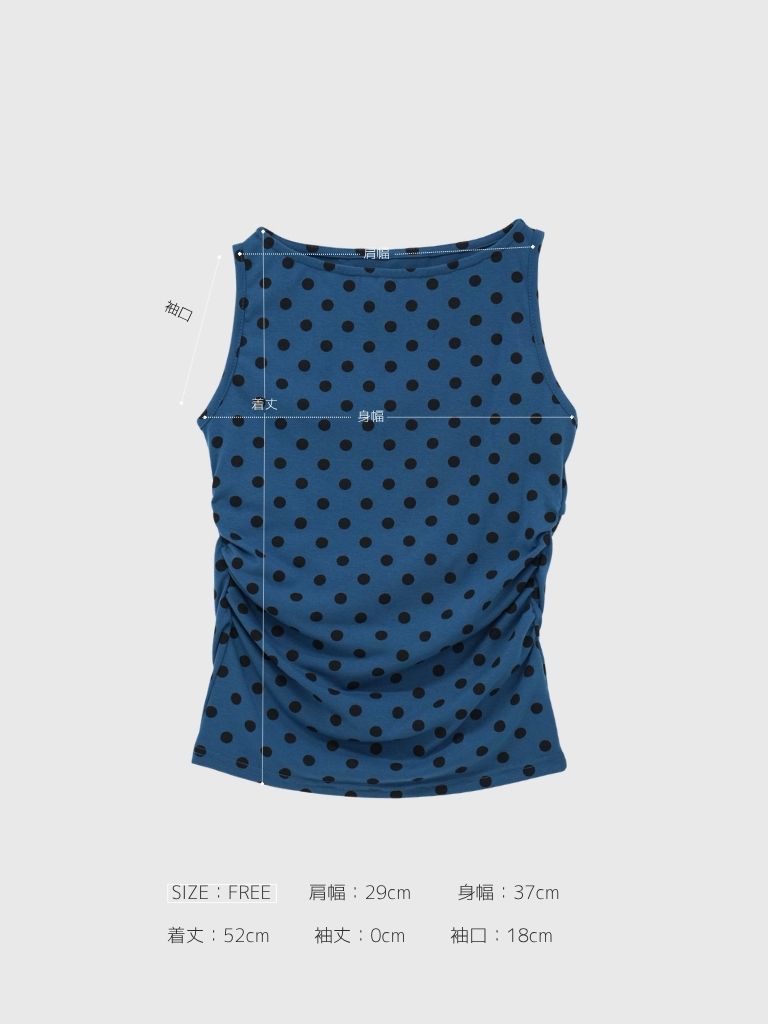 dot back cut out tops