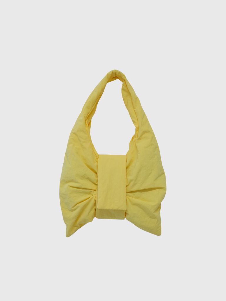 fluffy ribbon mini bag