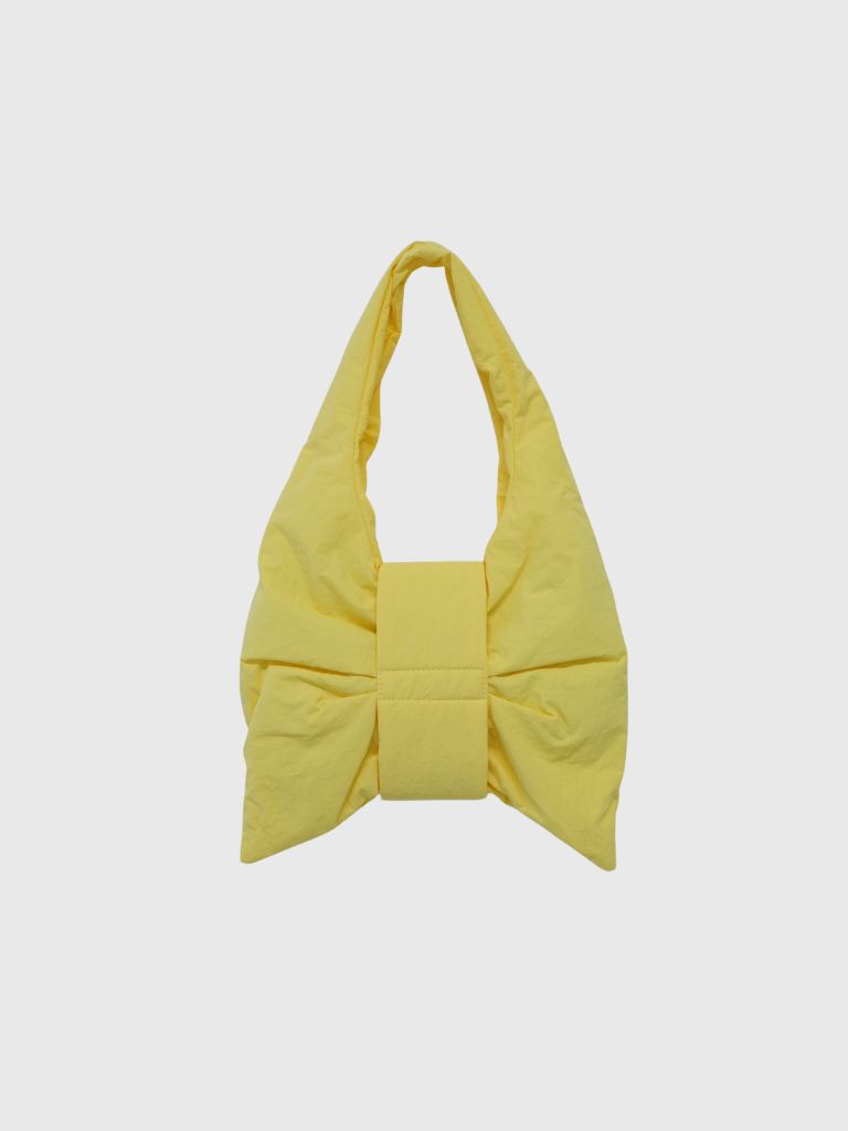 fluffy ribbon mini bag