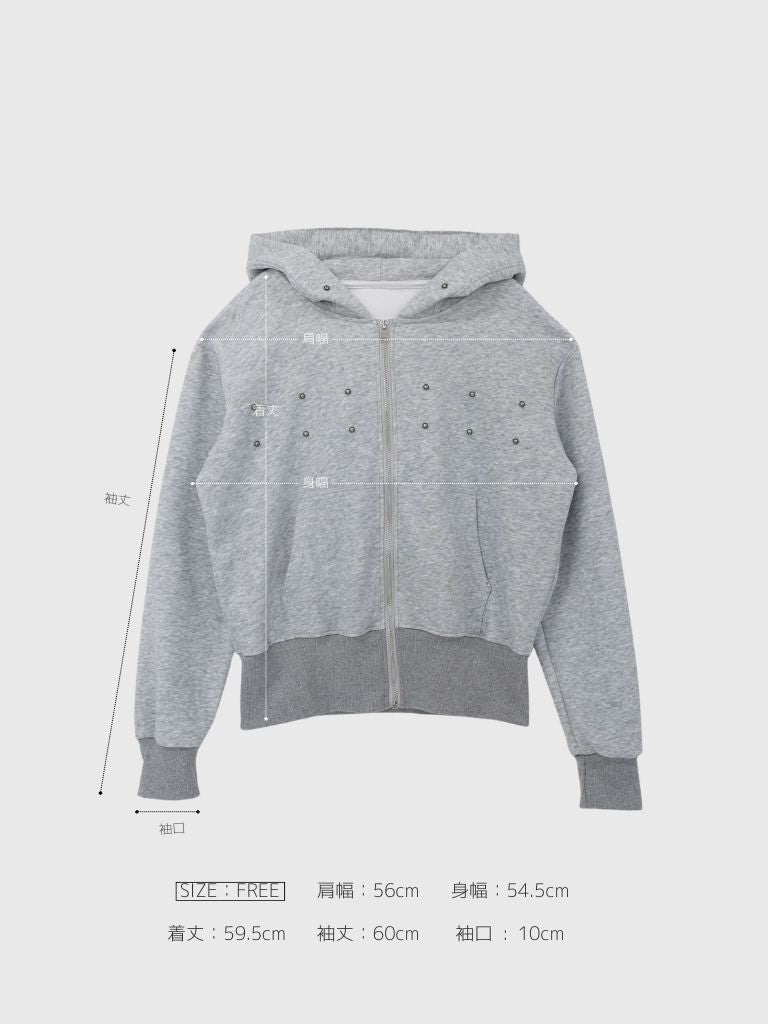 metal ball hoodie