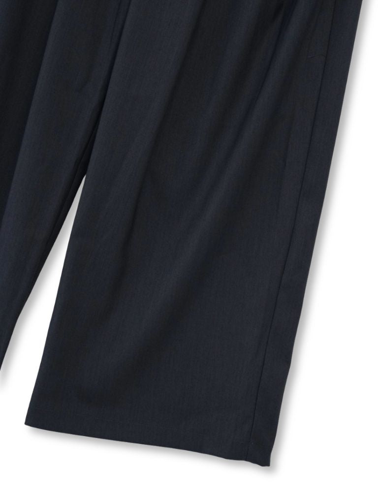 layered belt wide pants