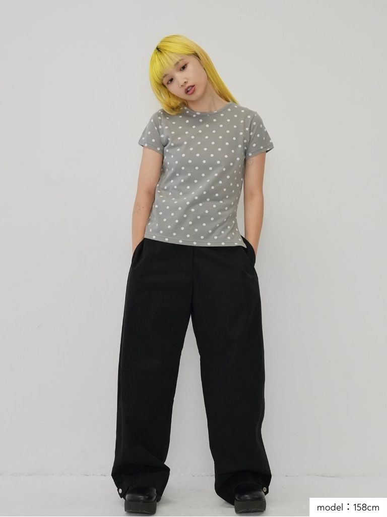 sideslit dot tops