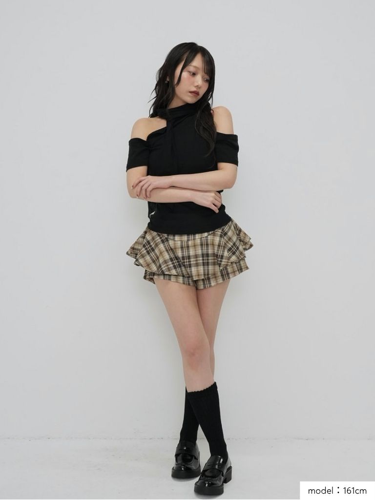 drape off shoulder tops