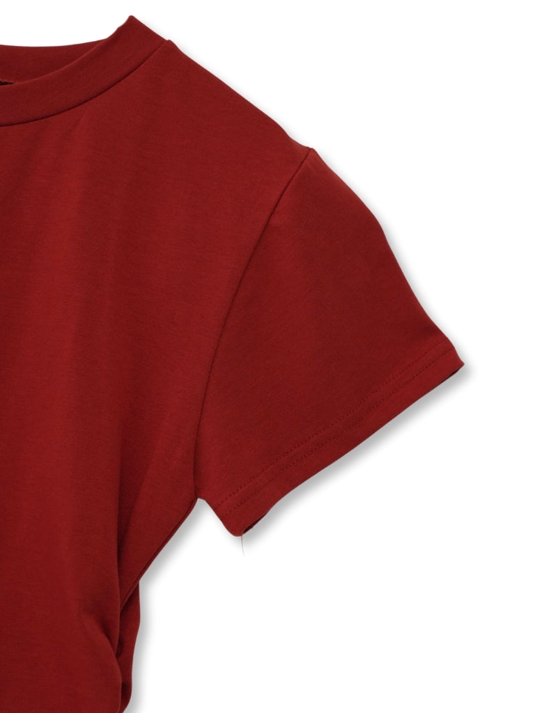 center seam side shirring tops