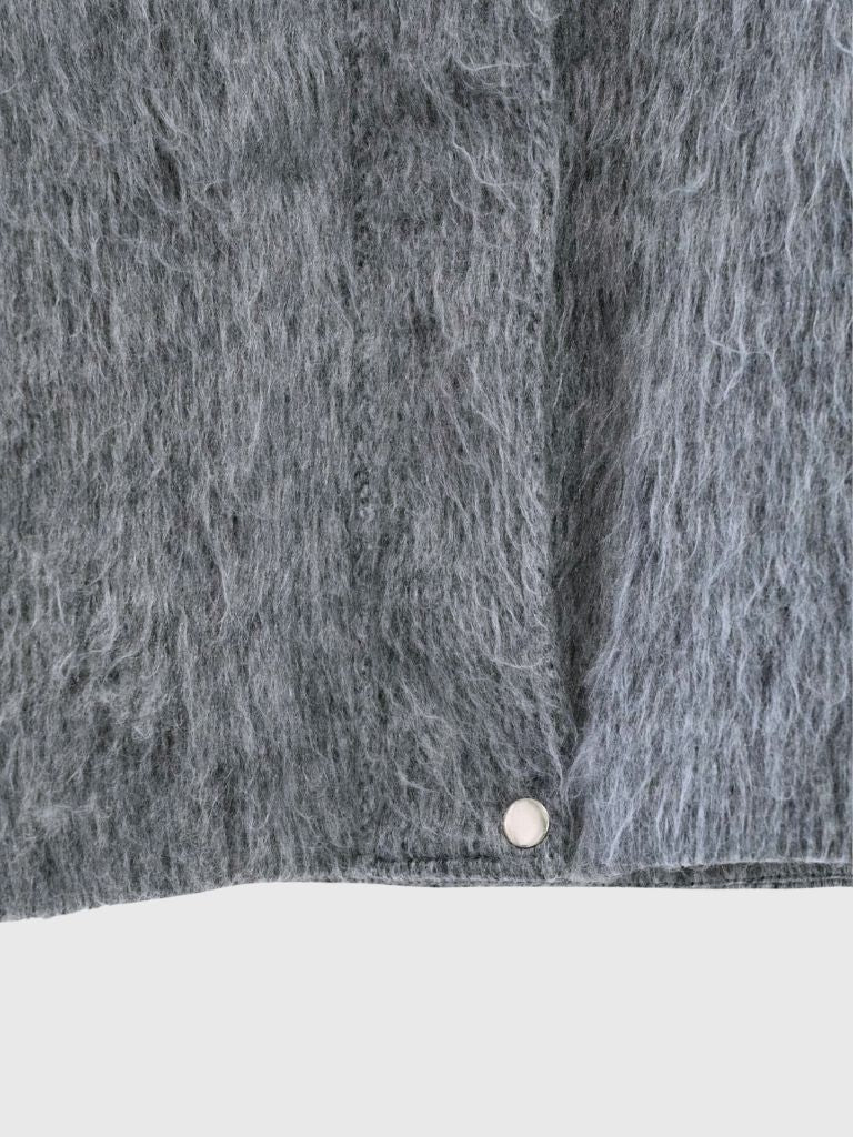 mohair tuck blouson