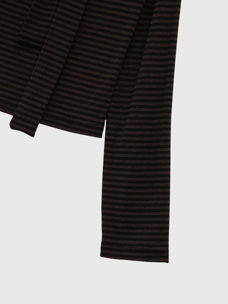 border offshoulder scarf tops