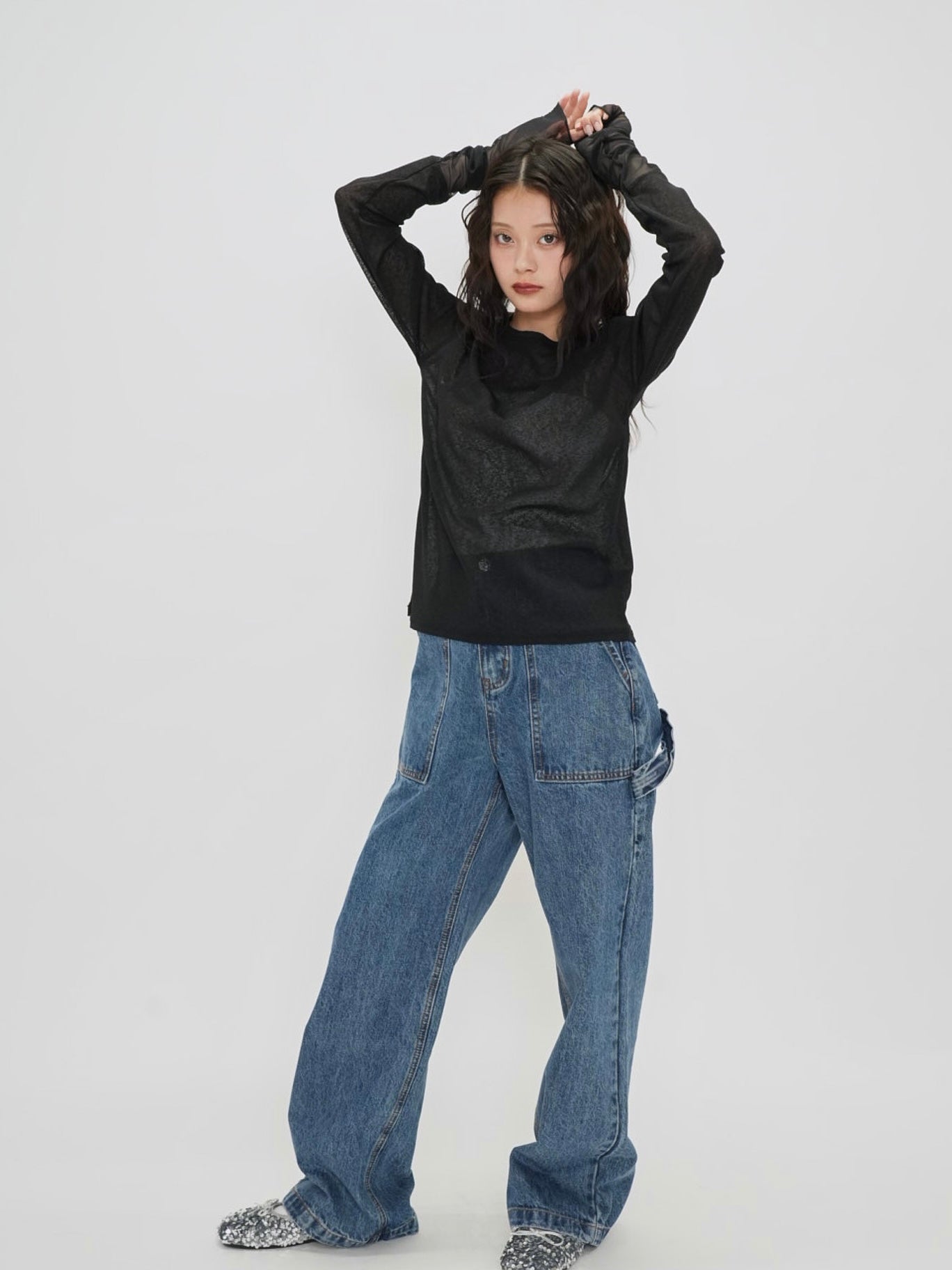 bicolor see through t