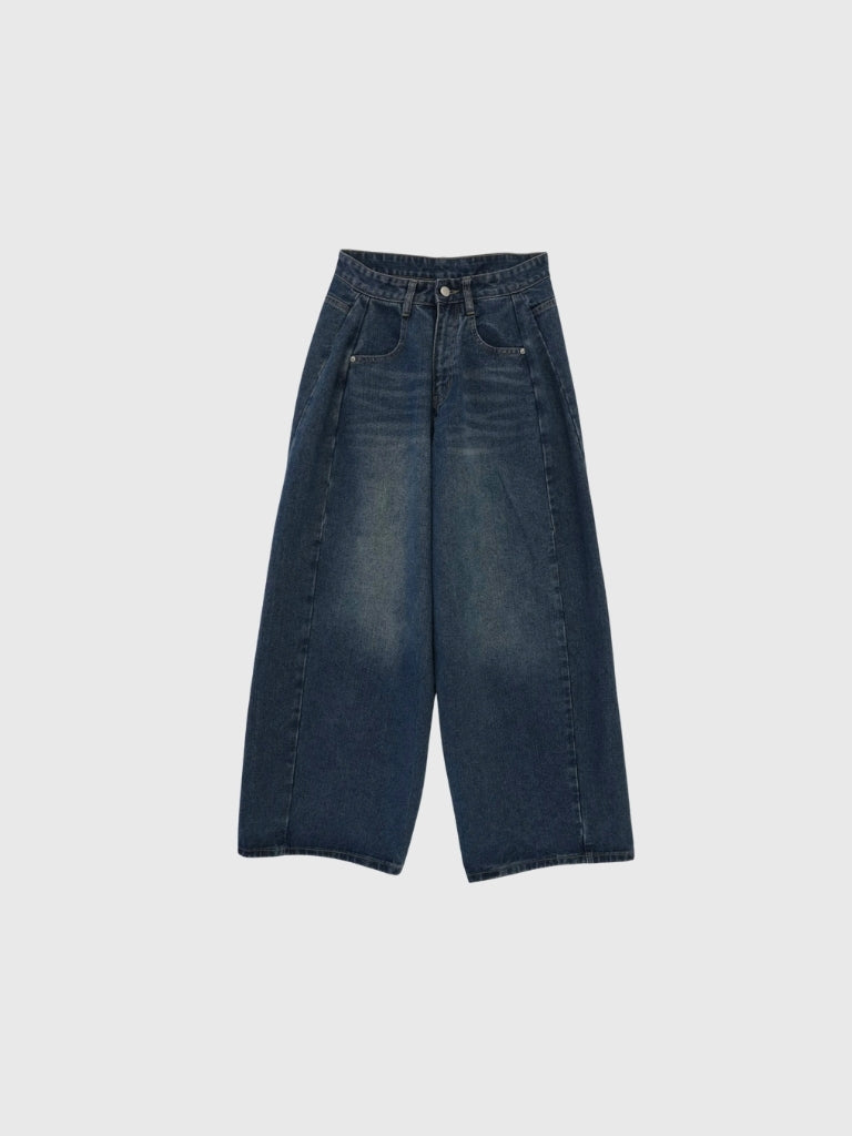 wide cut denim