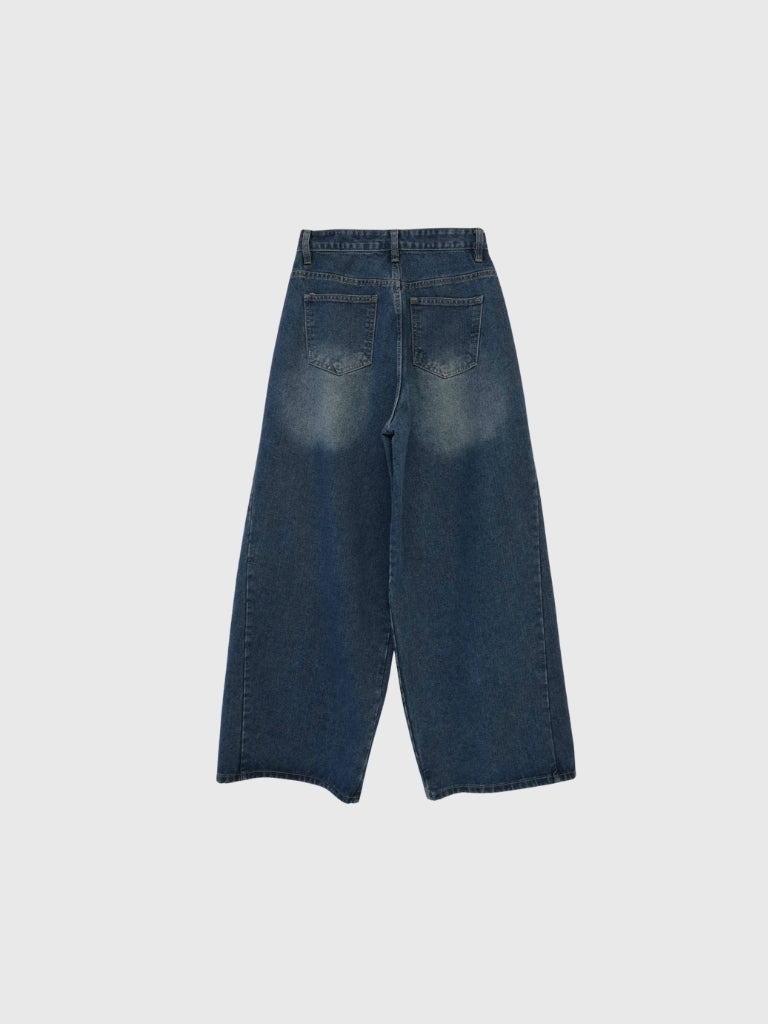 wide cut denim