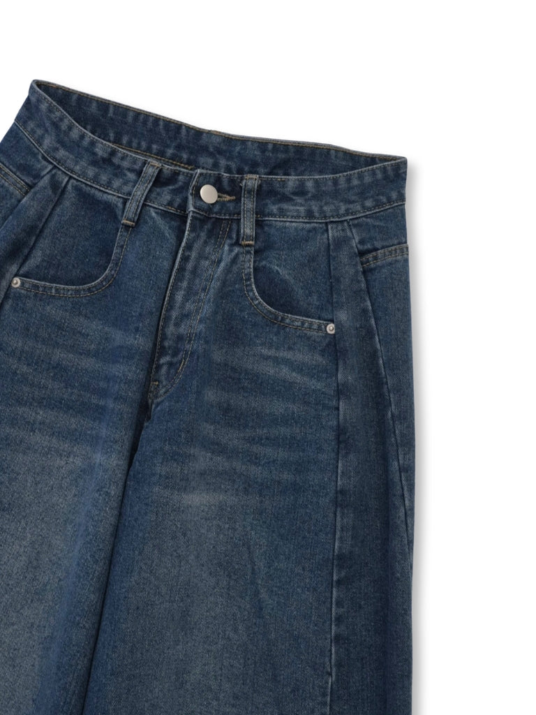 wide cut denim