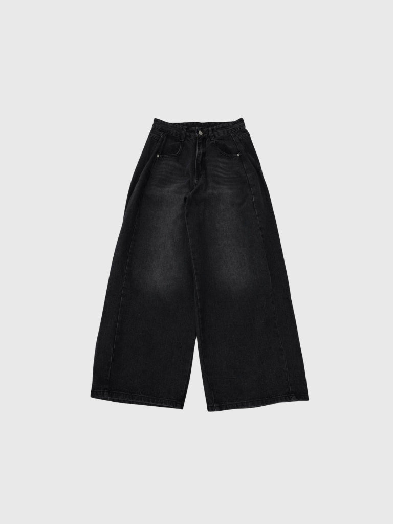 wide cut denim