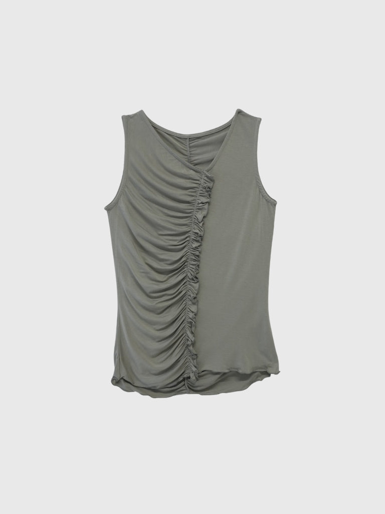 ruched drape tops