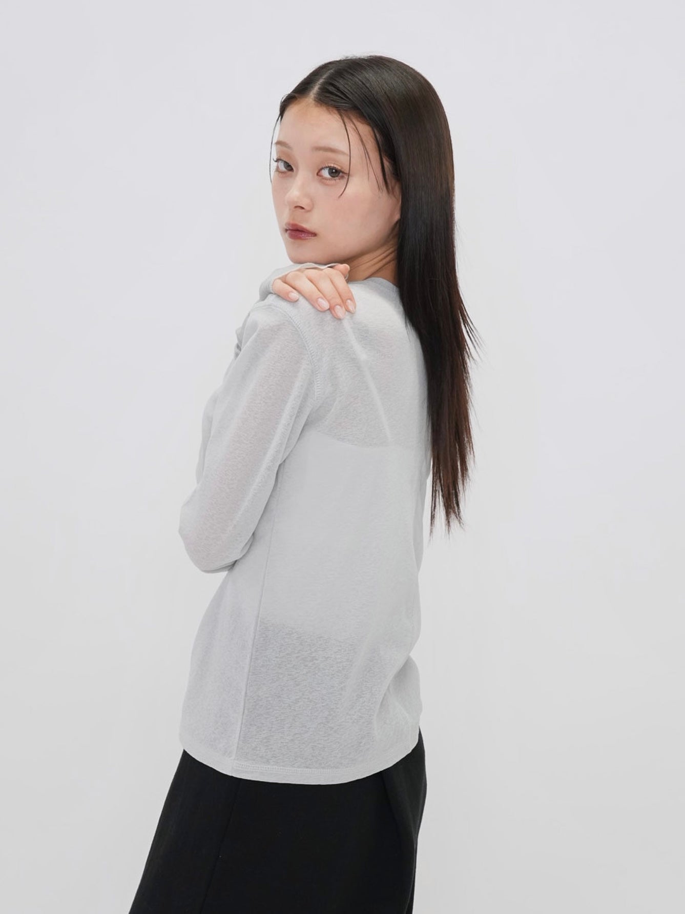 bicolor see through t