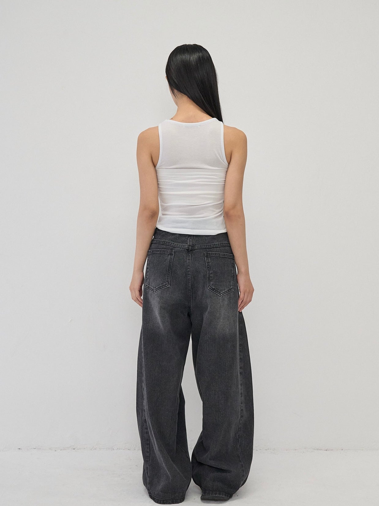 wide cut denim