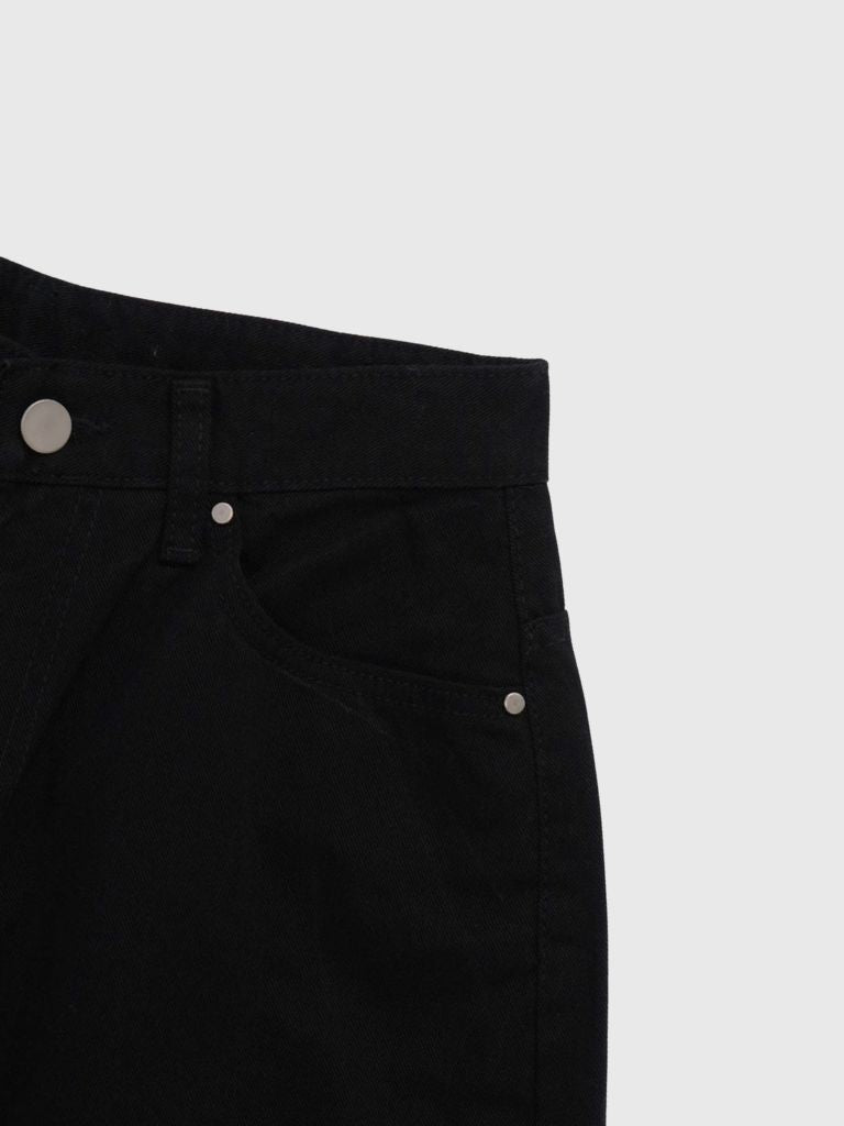 metal stud bermuda pants