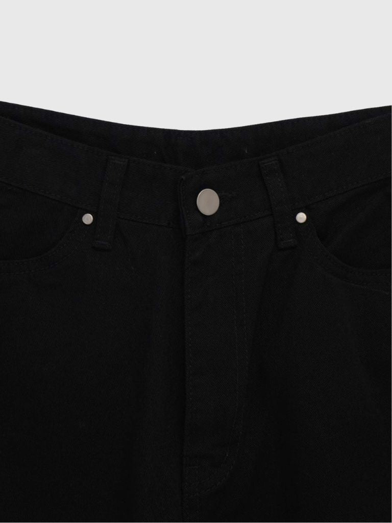 metal stud bermuda pants