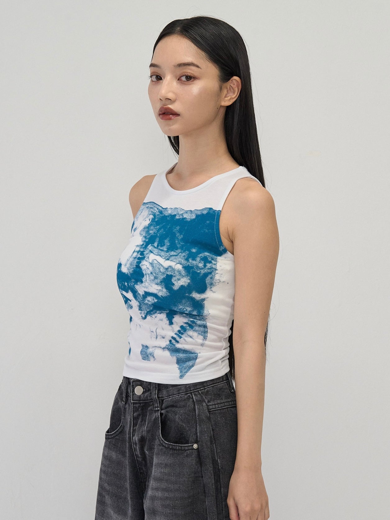 art print tank top