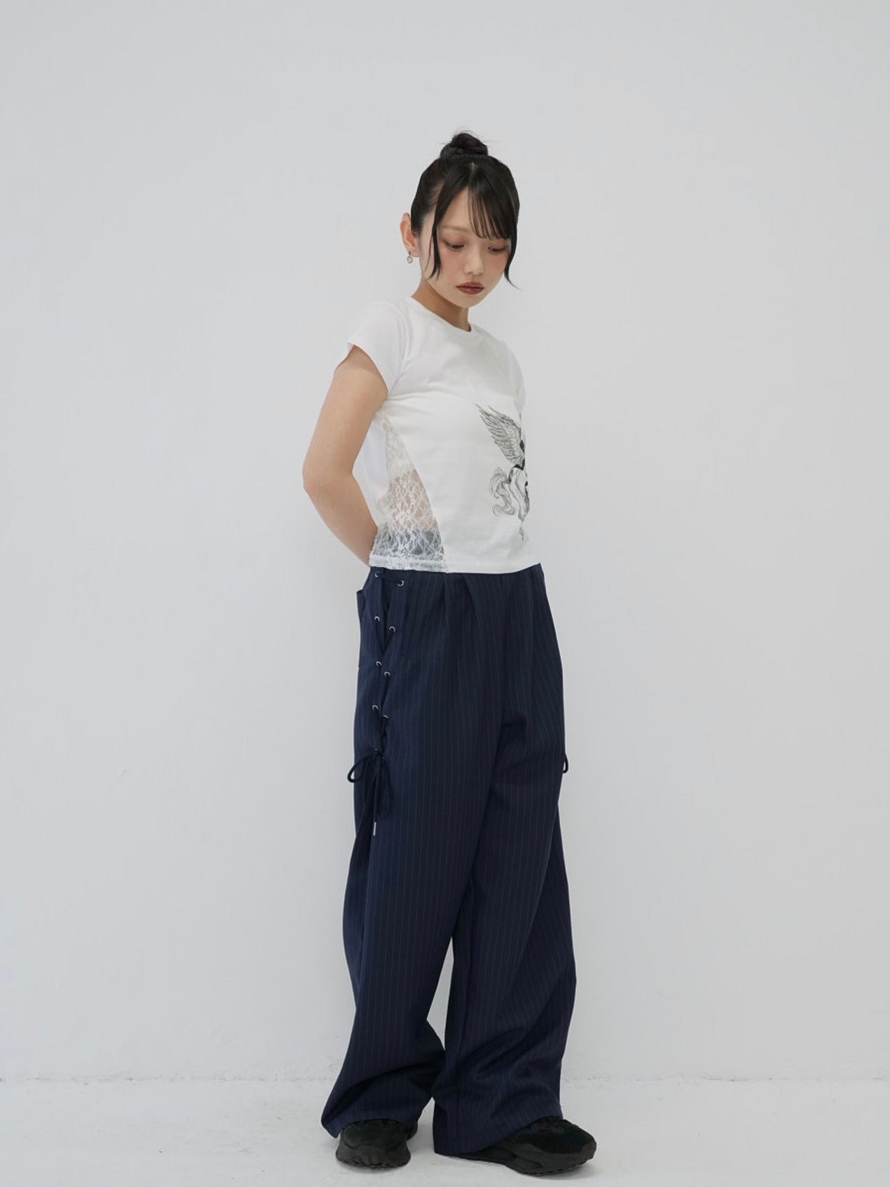 side lace unicorn tops