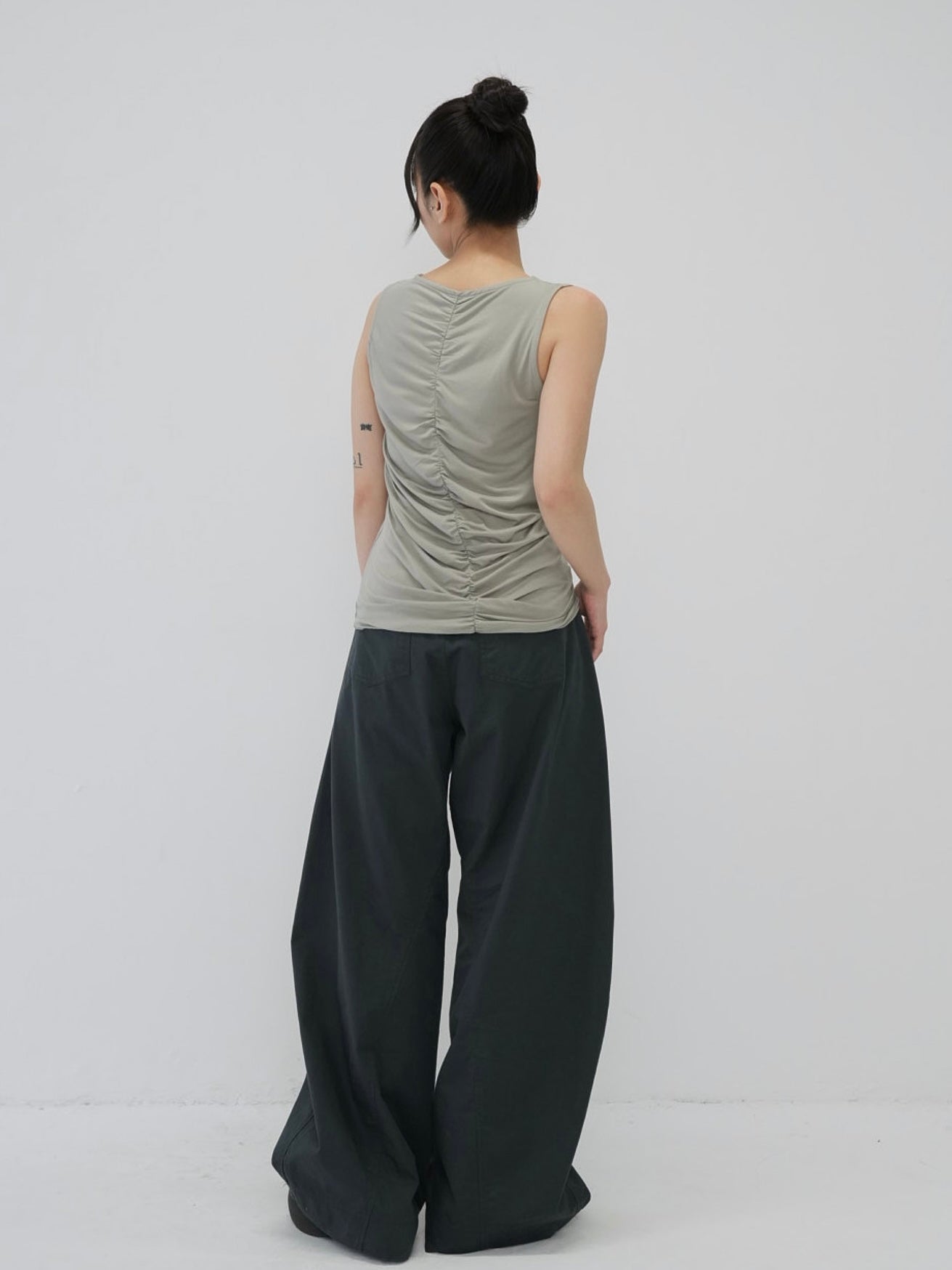 ruched drape tops