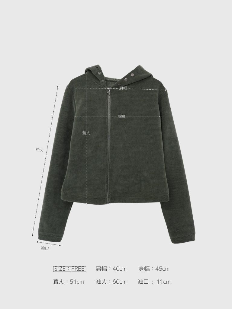 fabric hood zip tops