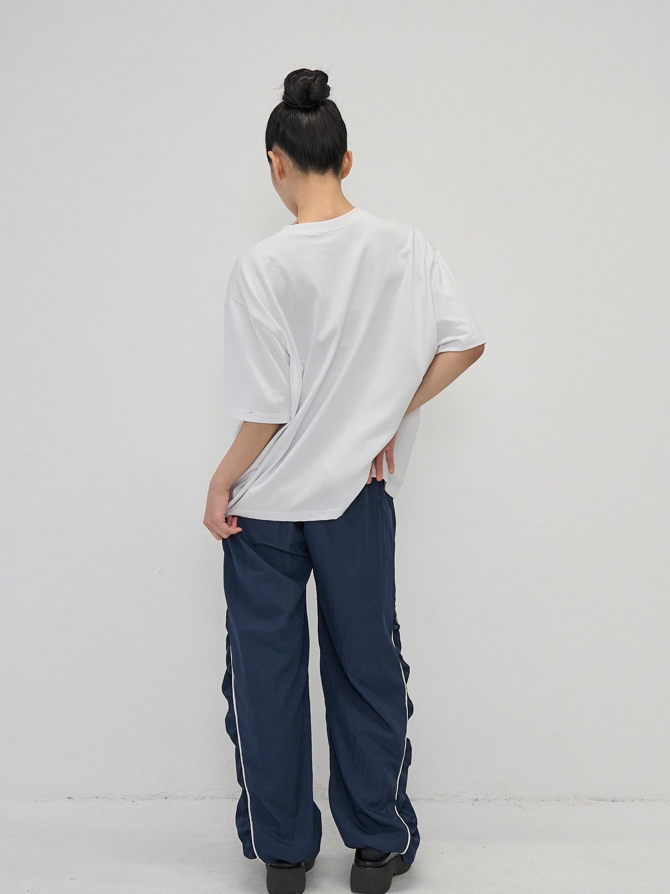 piping shirring pants