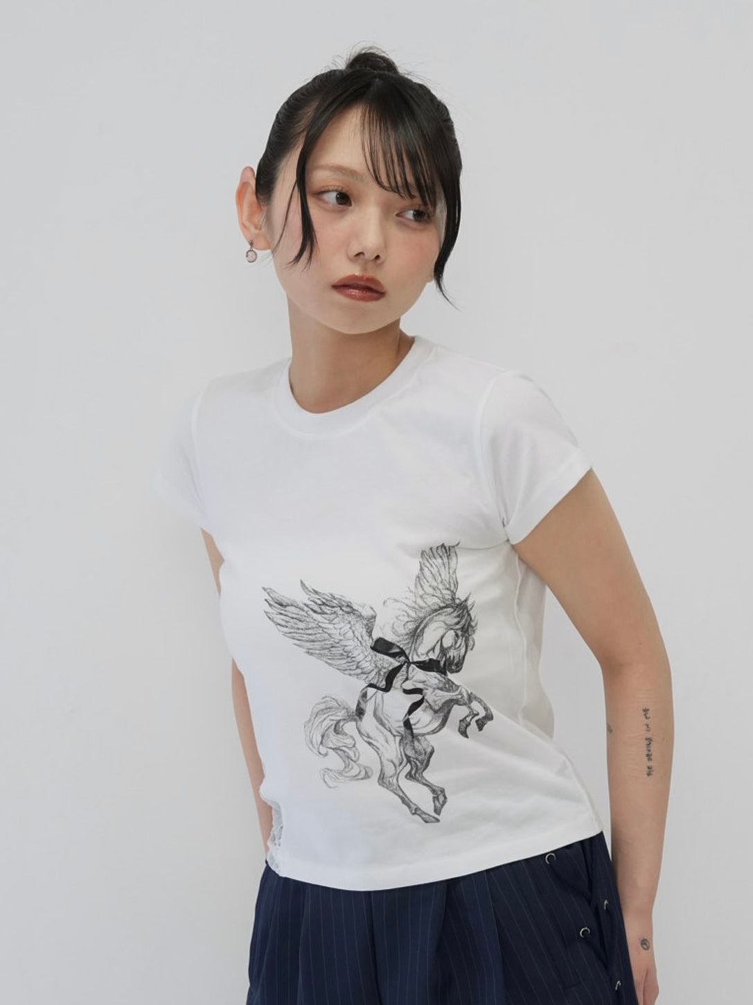 side lace unicorn tops