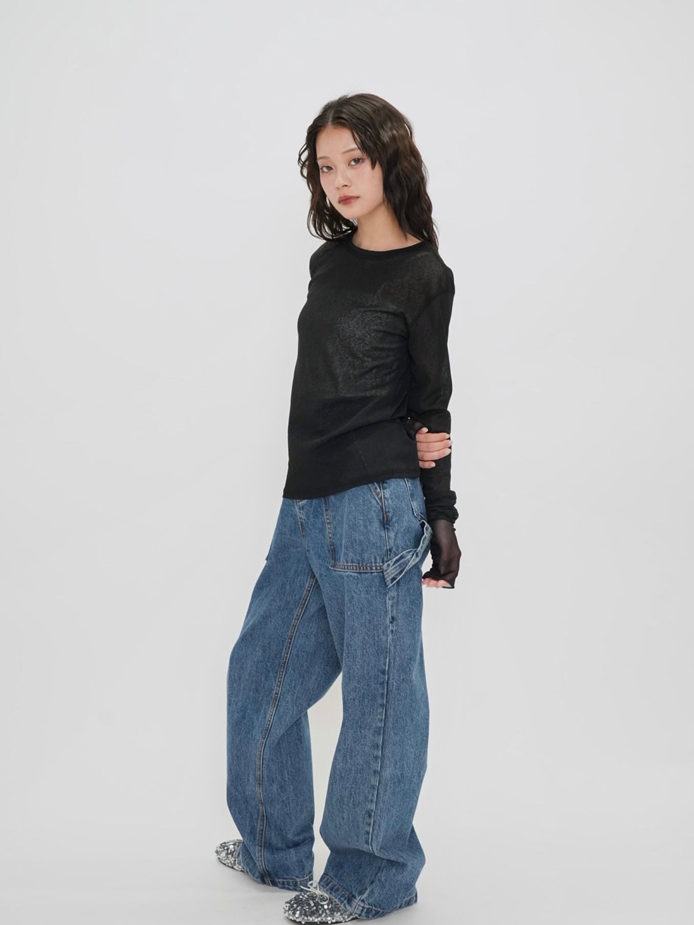 bicolor see through t