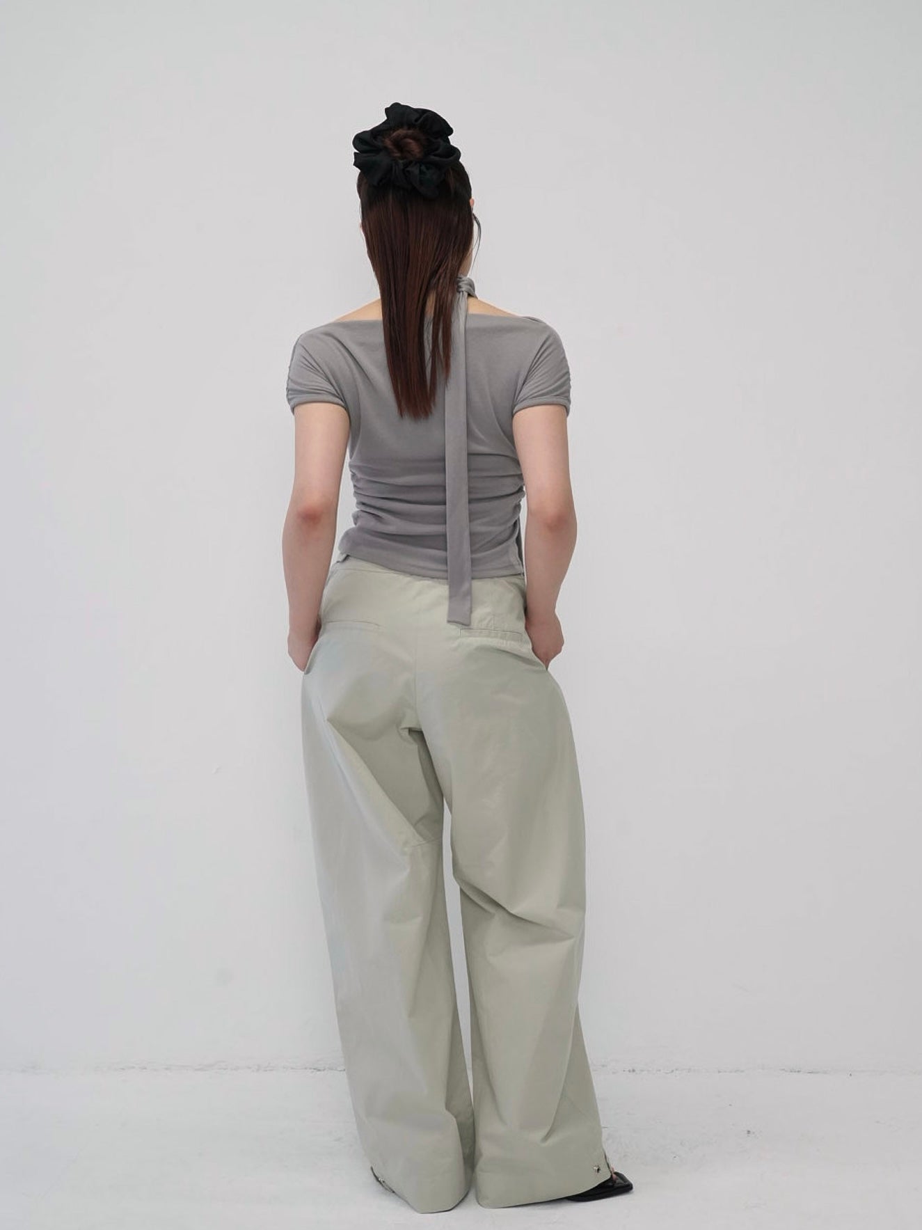 adjust button balloon pants