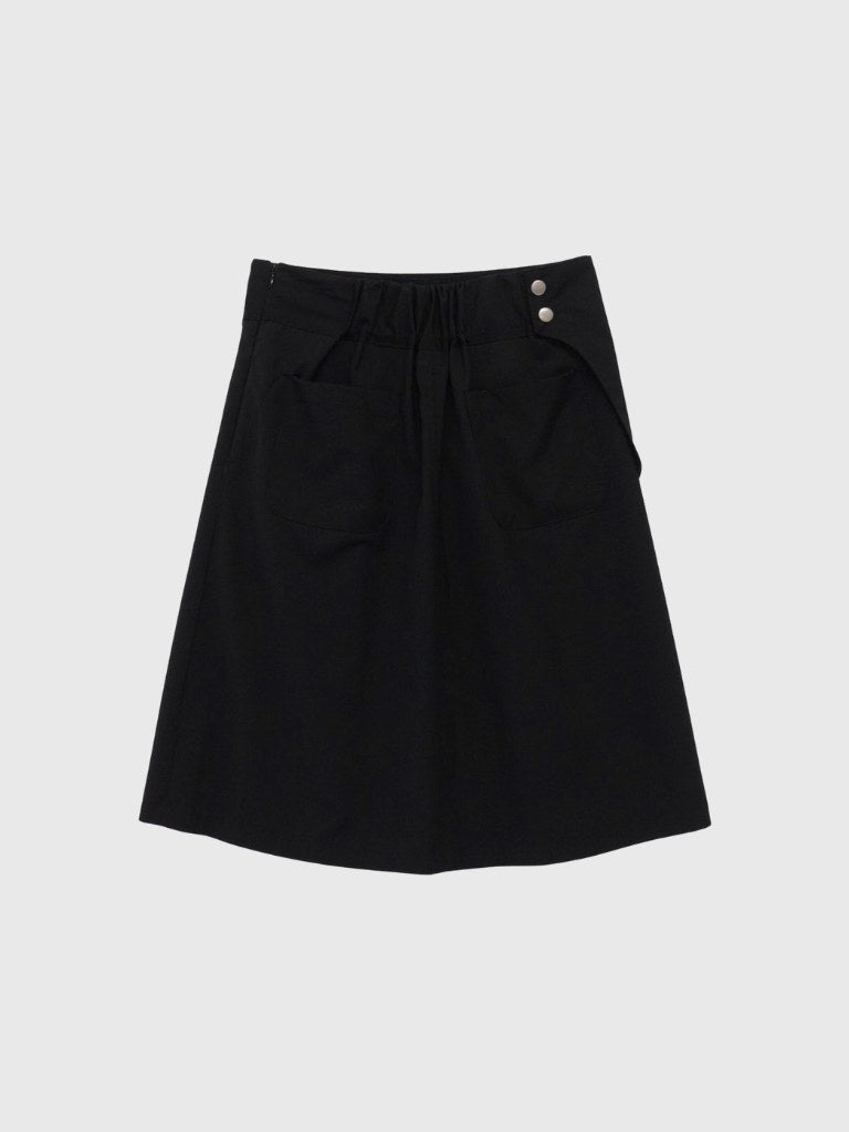 step pleats skirt