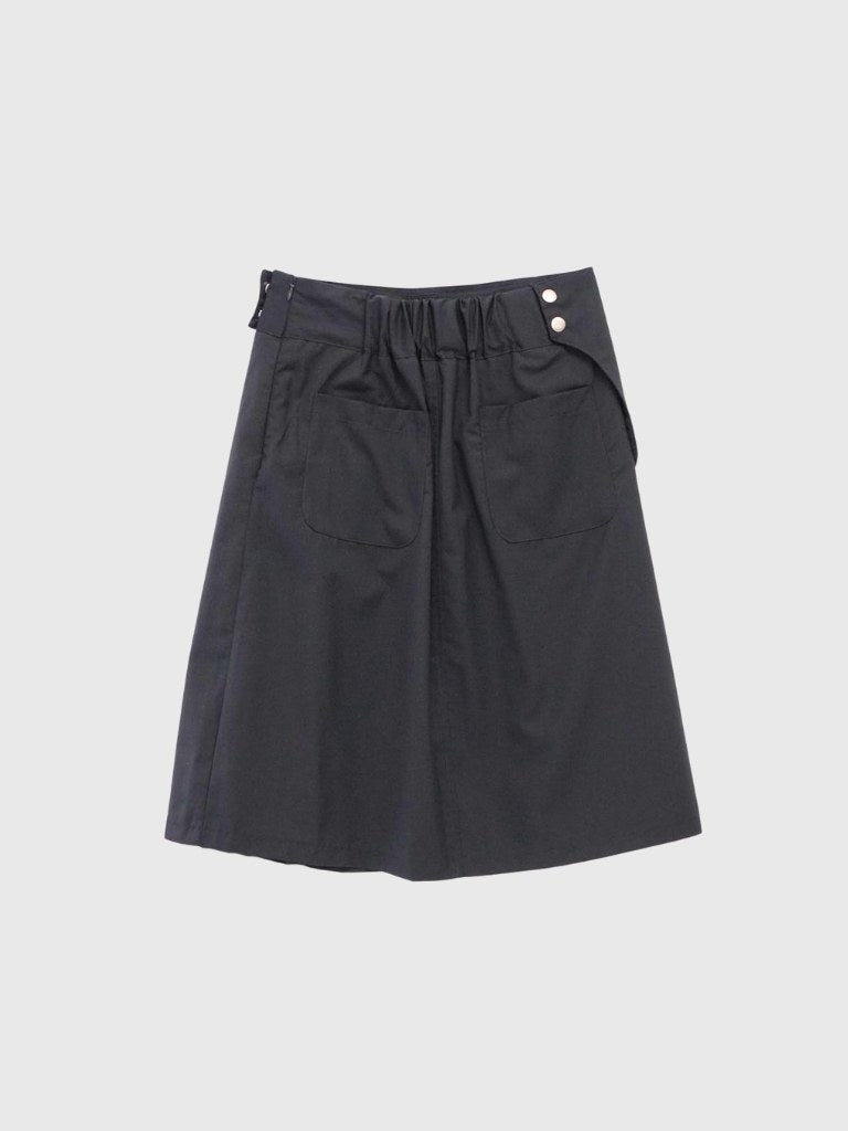 step pleats skirt