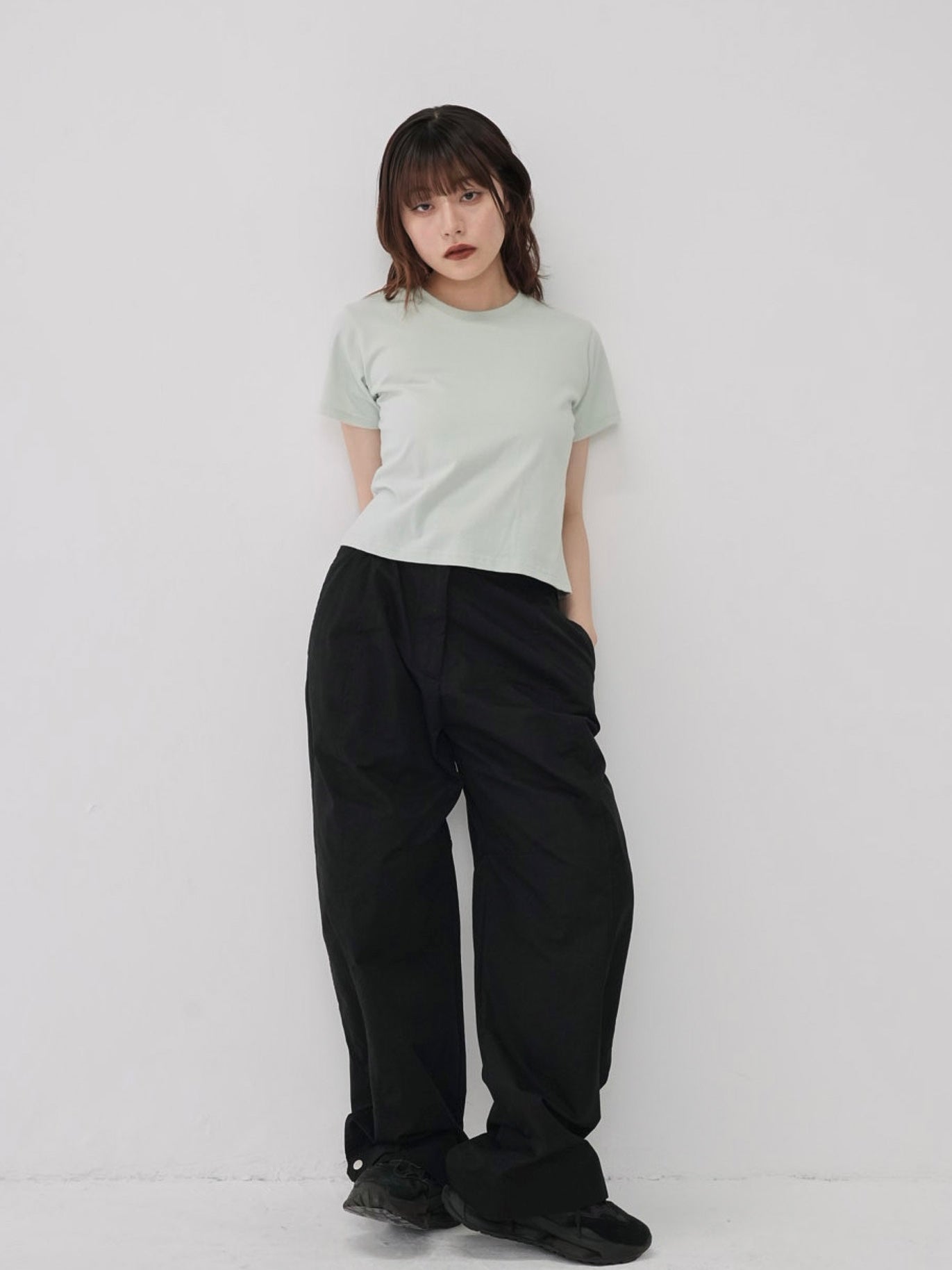 adjust button balloon pants
