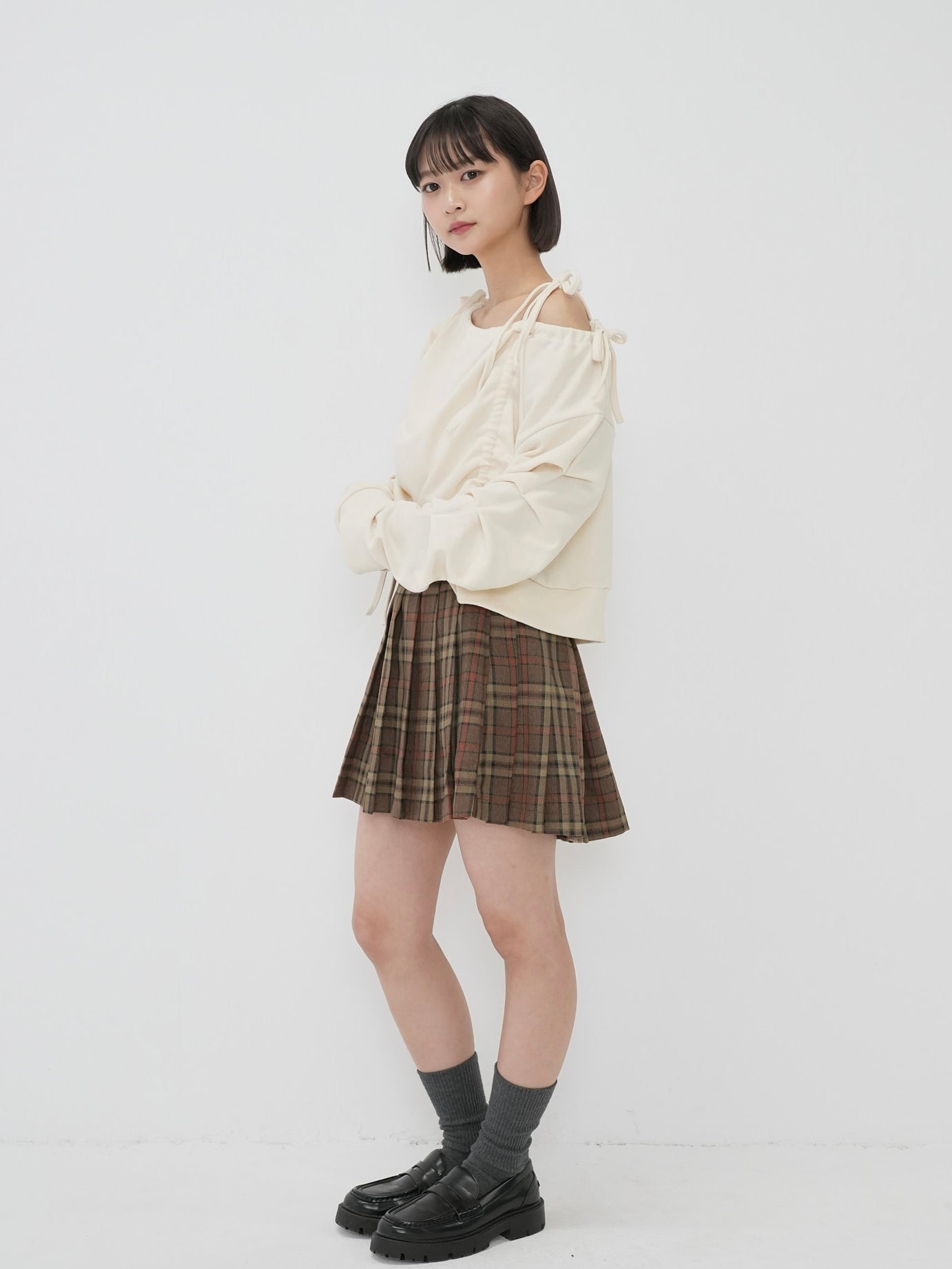 ribbon off shoulder tops