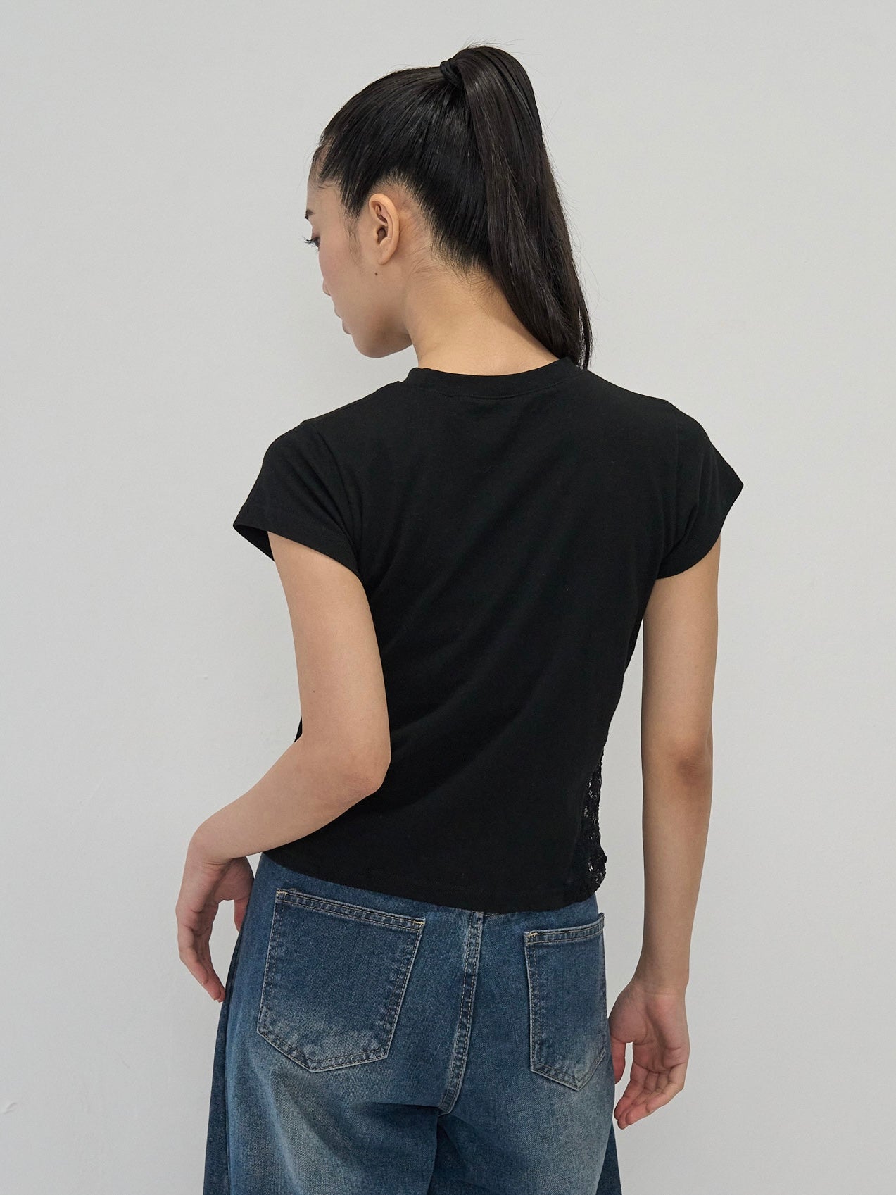 side lace unicorn tops