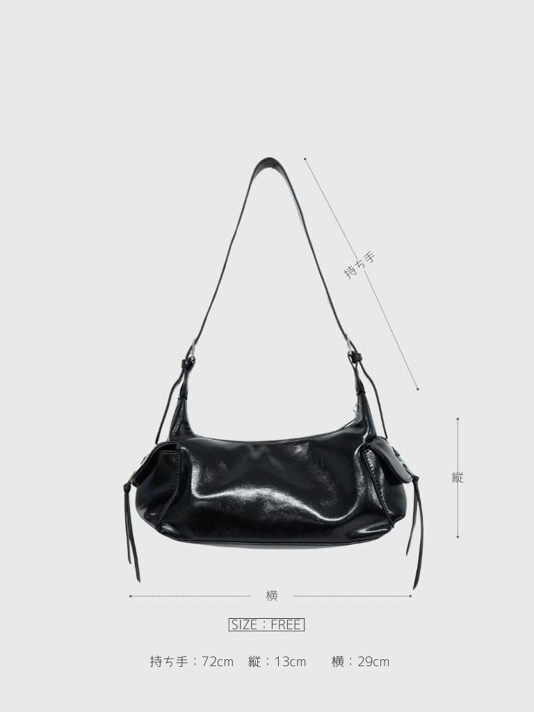 side pocket shoulder bag