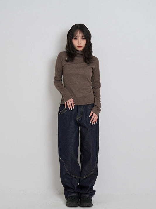 double shoulder hole tops