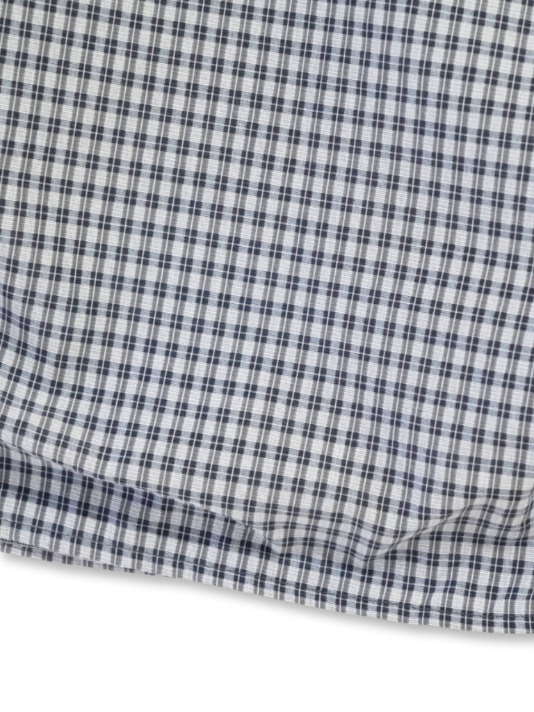 asym check blouse