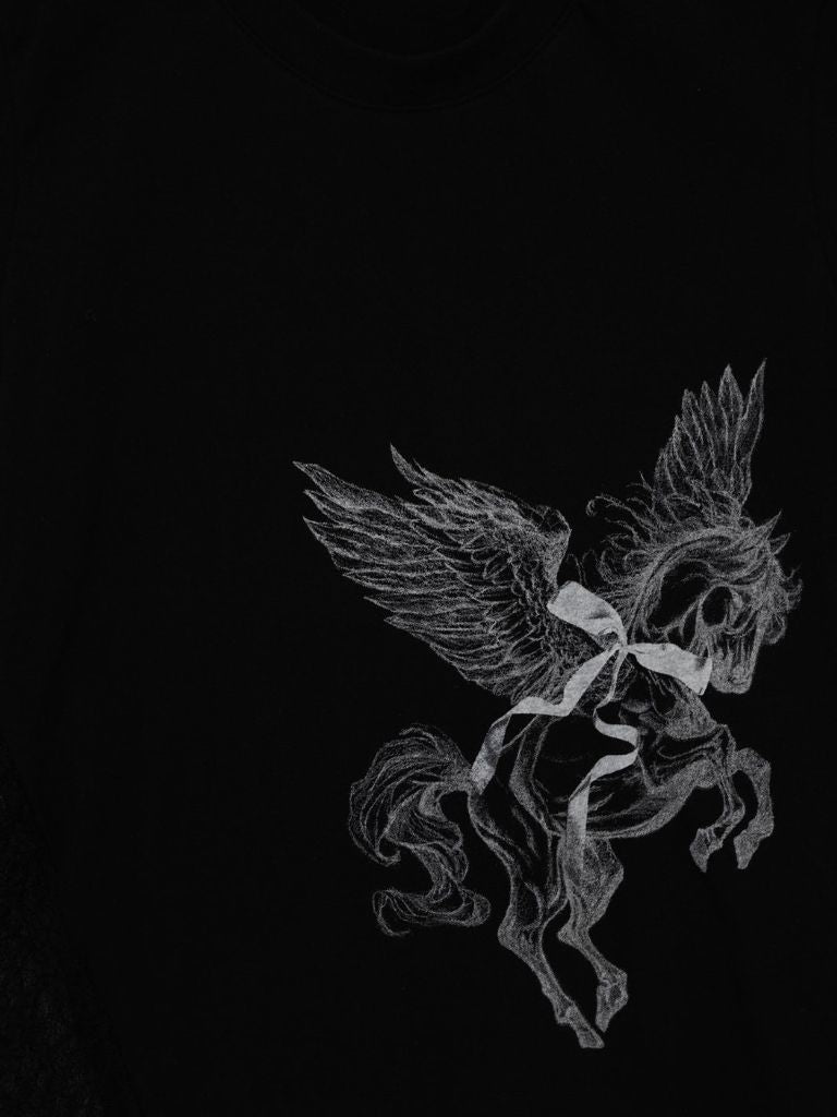 side lace unicorn tops