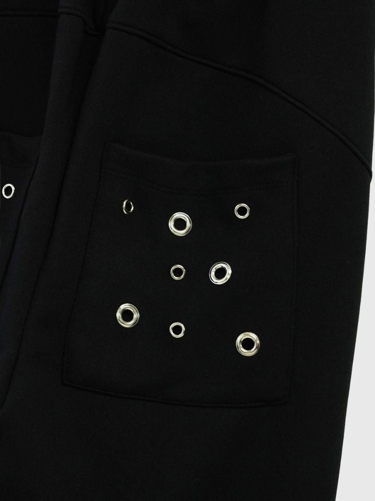 eyelet wide sweat pants