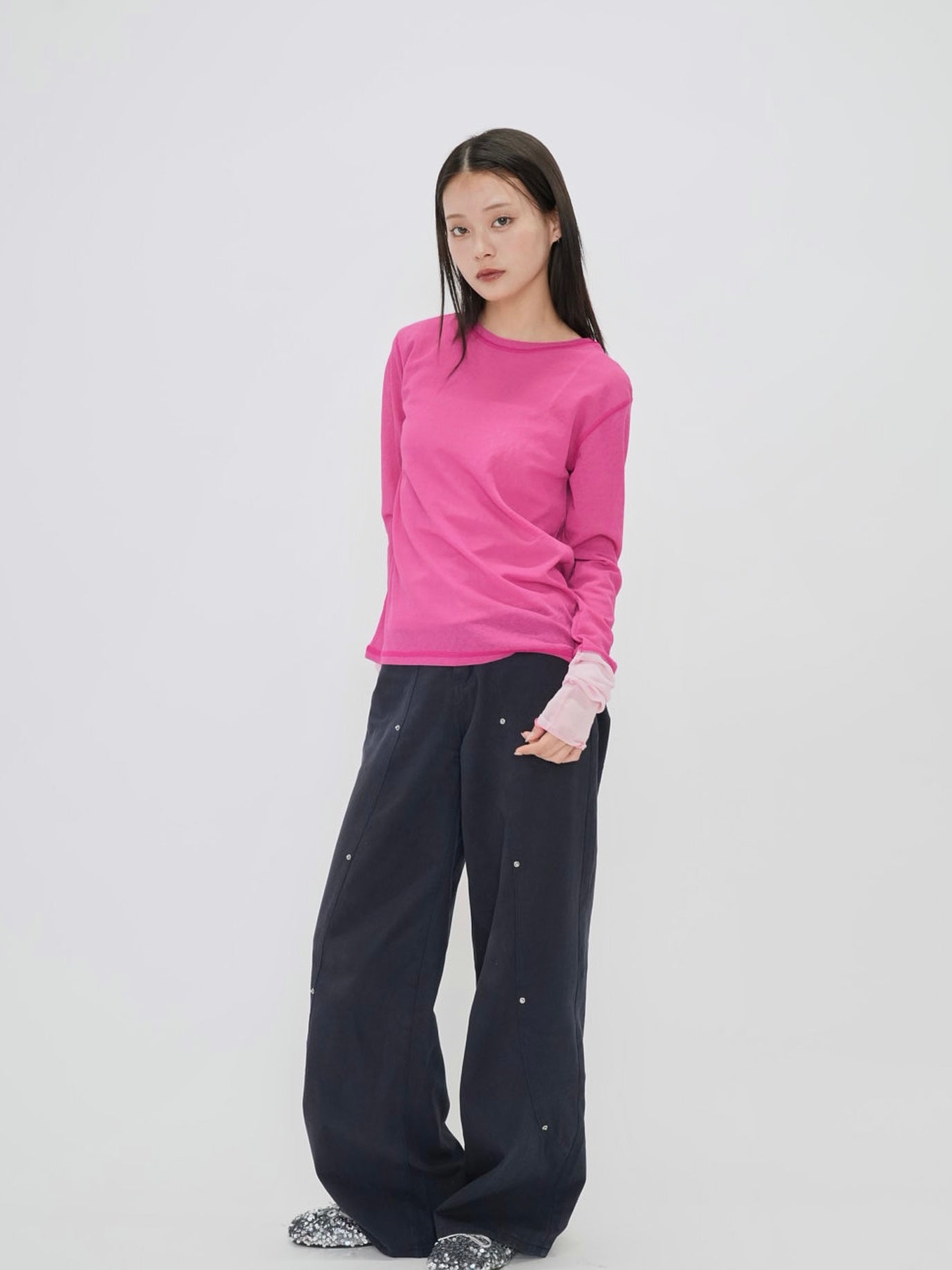 bicolor see through t