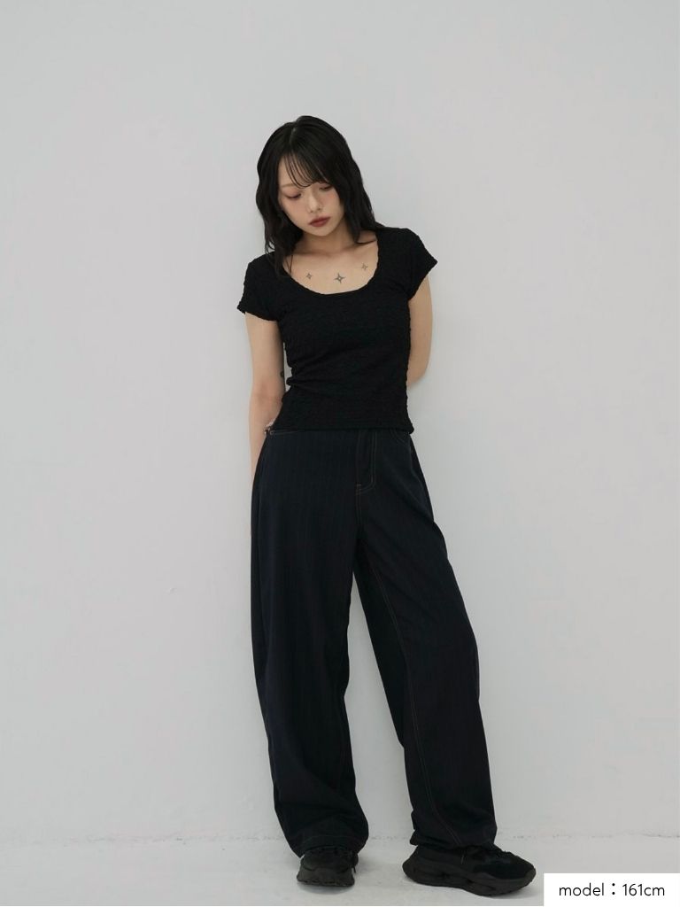 ribbon open back tops