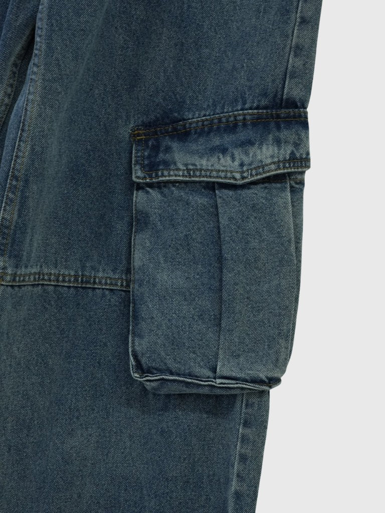military denim pants