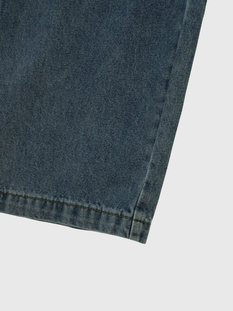 military denim pants
