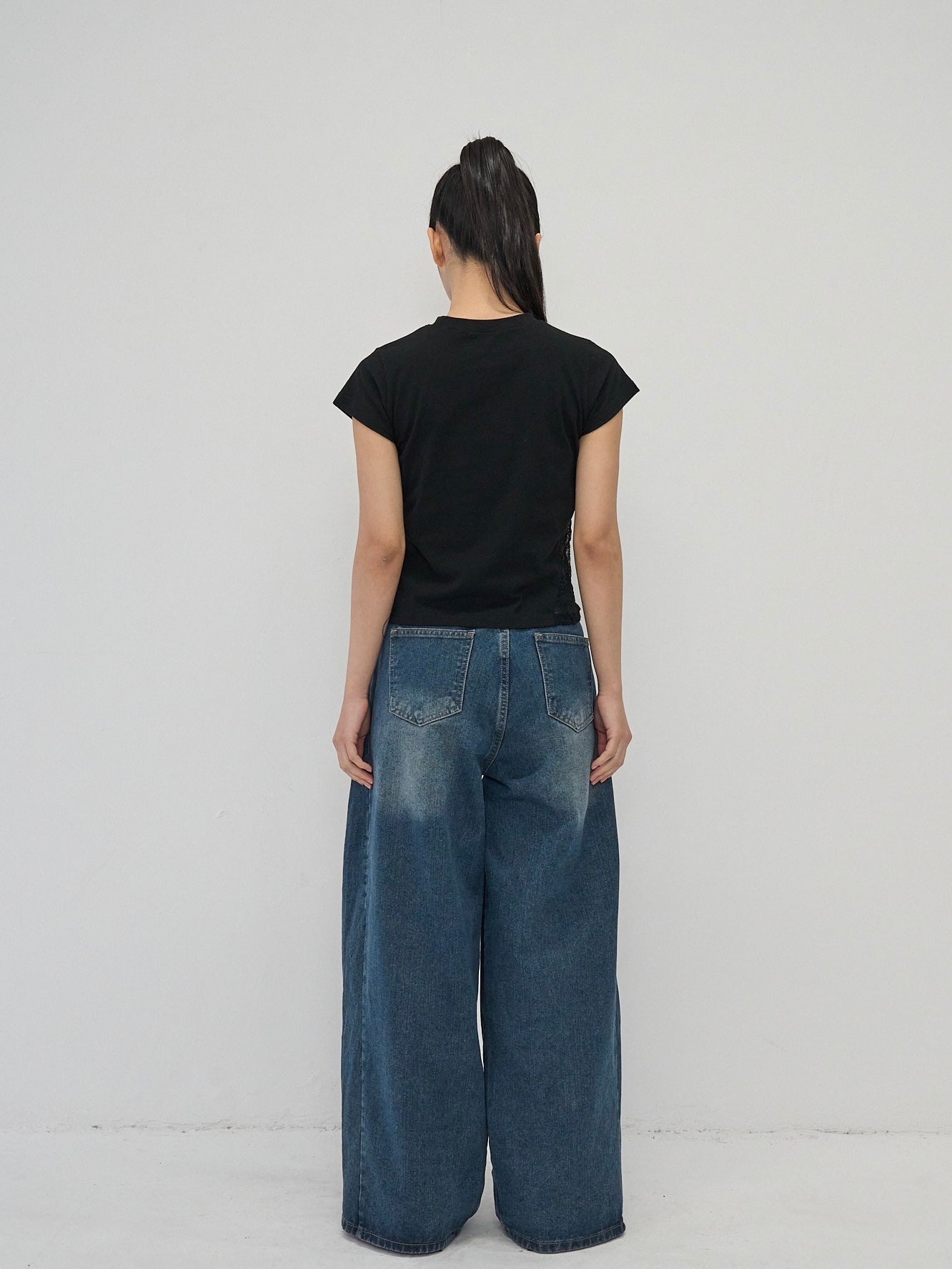 side lace unicorn tops